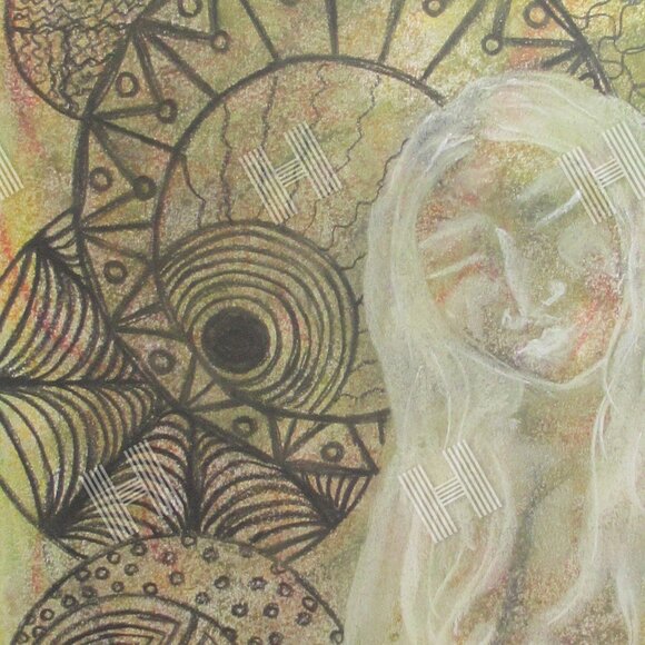 'Atmosphere', Pastel painting, Paper, Drawing, Art, Original - Picture 5 of 8